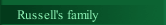 Russell's family