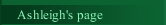 Ashleigh's page
